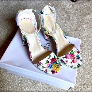 Beautiful Floral Heels
